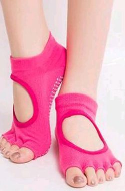 Antislip Yoga sokken ‘Ballerina’ – ook geschikt voor Pilates & Piloxing – meerdere kleuren – roze – Pilateswinkel