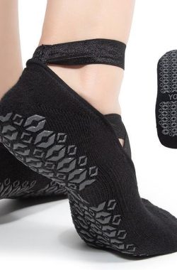 FDW AP6312 Yoga sokken met antislip – One size – Zwart