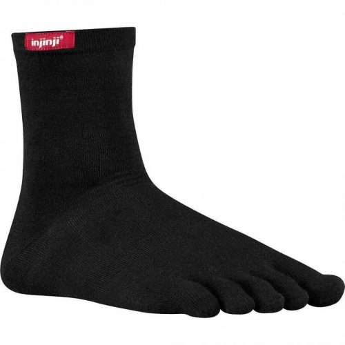 Injinji Original Weight Crew Coolmax Unisex 052270 black S=37-40