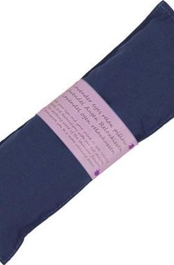 Oogkussen lavendel biologisch blauw – 22×8 – 140 – Katoen – Blauw – L