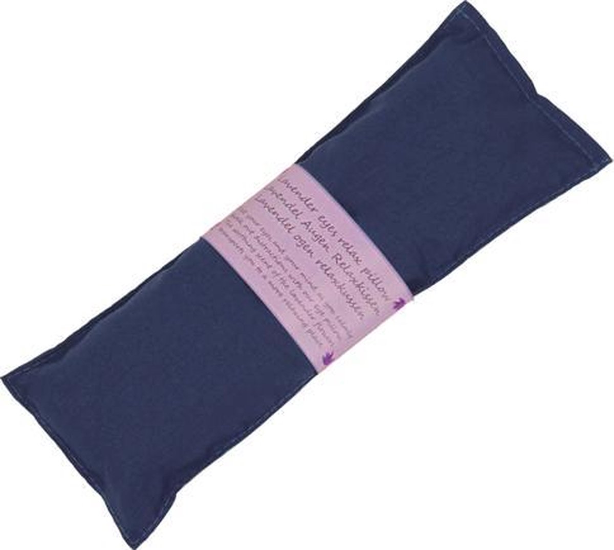 Oogkussen lavendel biologisch blauw - 22x8 - 140 - Katoen - Blauw - L