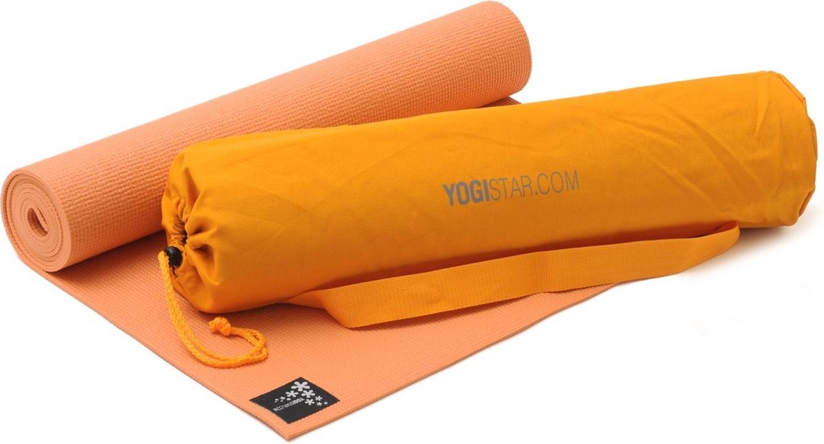 Yoga-Set Starter Edition (Yoga mat + yoga zak) mango Fitnessmat YOGISTAR
