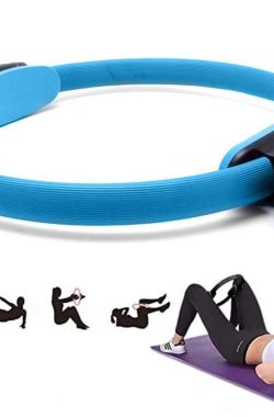 Bodio Pilates ring – Yoga ring – Fitness ring – Pilates ringen – Blauw – Ø 38 cm – Inclusief instructies – Pilates – Yoga – Fitness – Full body workout