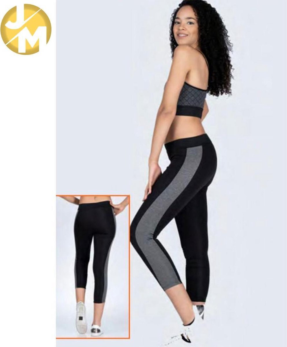 Dames Legging | legging met patroon | hoogsluitend |elastische band |hardlopen - sport - yoga - fitness legging | polyester | elastaan | lycra |zwart | S