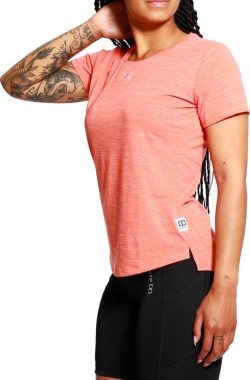 Marrald Performance T-Shirt – Dames Top Shirt Singlet Sporttop Sport Sportshirt Yoga Fitness Hardlopen – Oranje S