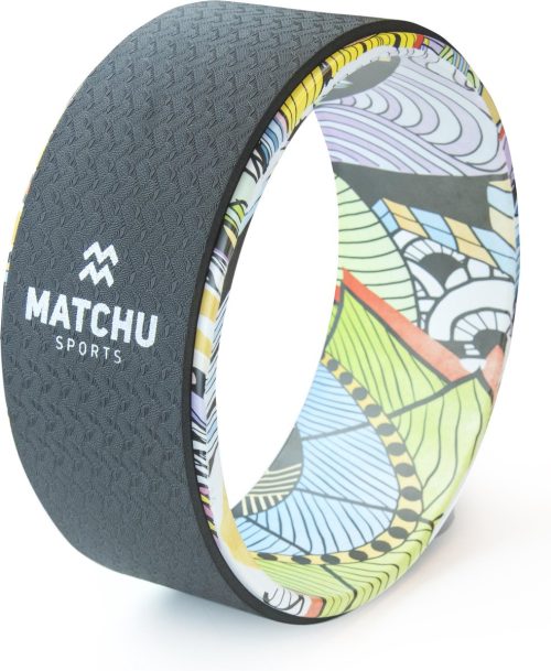 Matchu Sports - Yoga Wiel - Yoga - Yoga wheel - 14 cm breed - ABS - Art