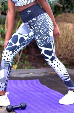 Pfeka Afrikaanse Prints dames high waist dieren print leggings yoga pants MAAT 2XL