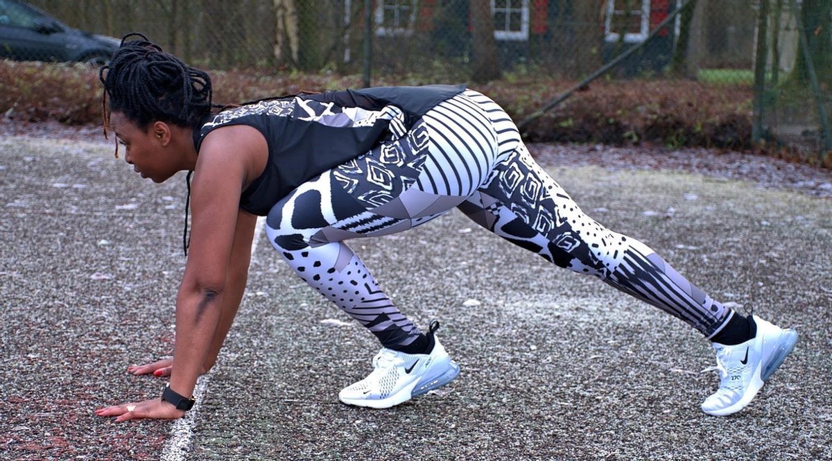 Pfeka Afrikaanse Prints dames high waist zwart wit dieren print leggings yoga pants MAAT S