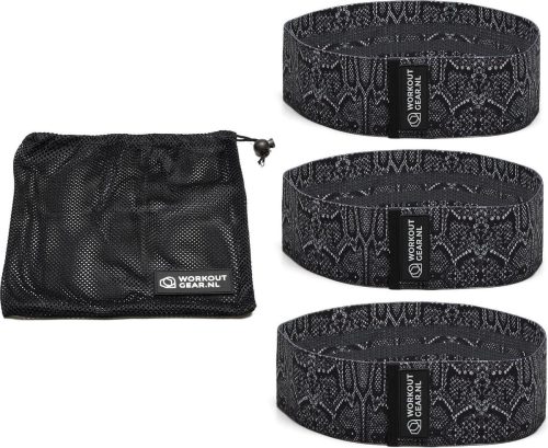 Workout Gear - Weerstandsbanden - Set van 3 banden - Patroon - Slangenprint - - 14/24kg - Met gratis handleiding
