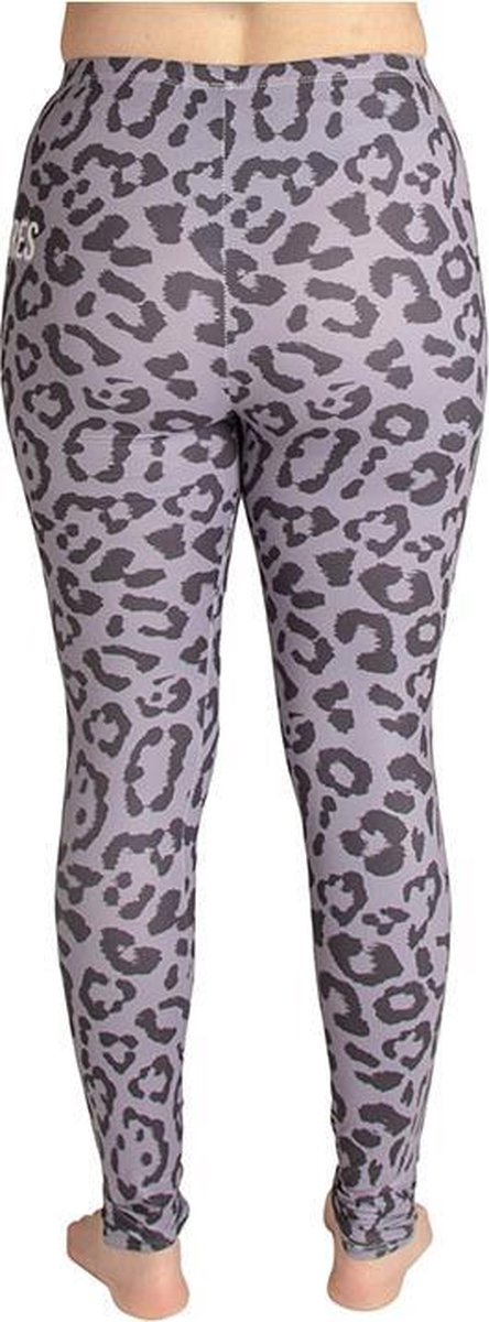 ZUMPREMA Grey Leopard Sport Legging