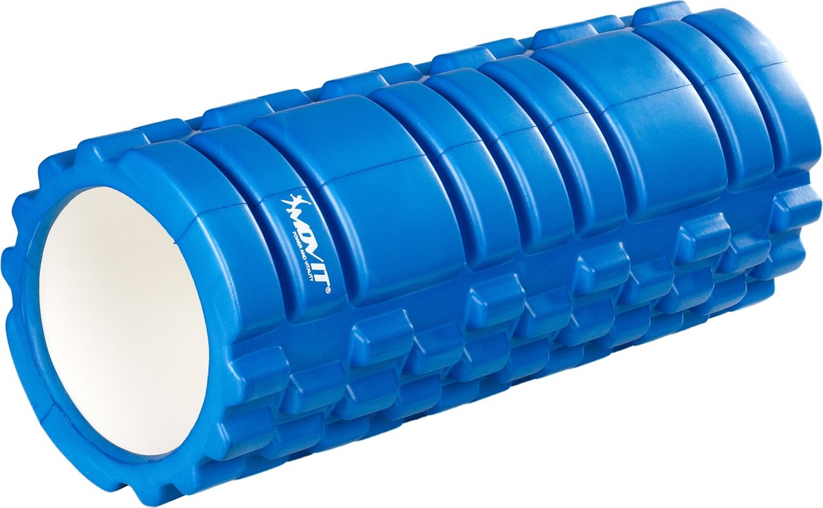 Foam roller - Foam roller trigger point - foam roller massage - Fitness roller - 33 x 14 cm - Blauw