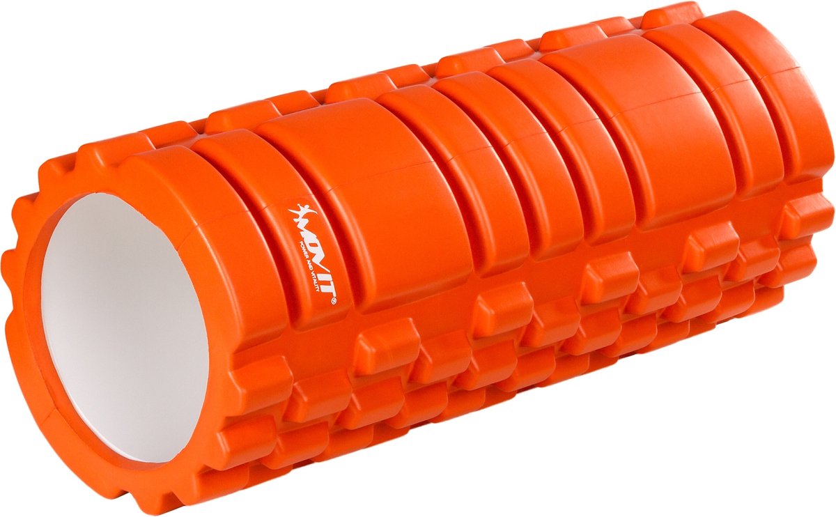 Foam roller - Foam roller trigger point - foam roller massage - Fitness roller - 33 x 14 cm - Oranje