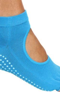 Merco – Grippy S2 Yoga Pilates teen sokken – Grip pads – Blue