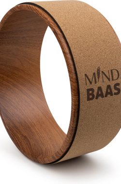 MindBaas – Yoga Wiel – Natuurkurk – 12.5 x 32 cm (breedte x diameter)