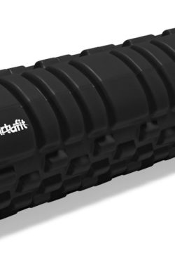 Foam Roller – VirtuFit Grid Massage Roller – 62 cm – Zwart – Foamrol – Foamroller