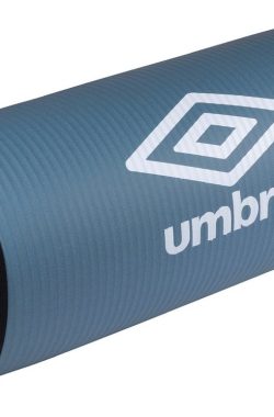 Umbro Yoga Mat – 190 x 58 x 1 CM – met Transport Band – Extra Soft en 1 CM Dik – Anti-Slip Fitness Mat – Blauw