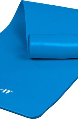 Yoga mat – Yogamat – Fitness mat – Sport mat – Fitness matje – Pilates mat – Oprolbaar – 190 x 100 x 1.5 cm – Hemelsblauw