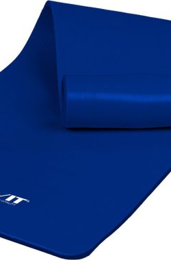 Yoga mat – Yogamat – Fitness mat – Sport mat – Fitness matje – Pilates mat – Oprolbaar – 190 x 100 x 1.5 cm – Koningsblauw