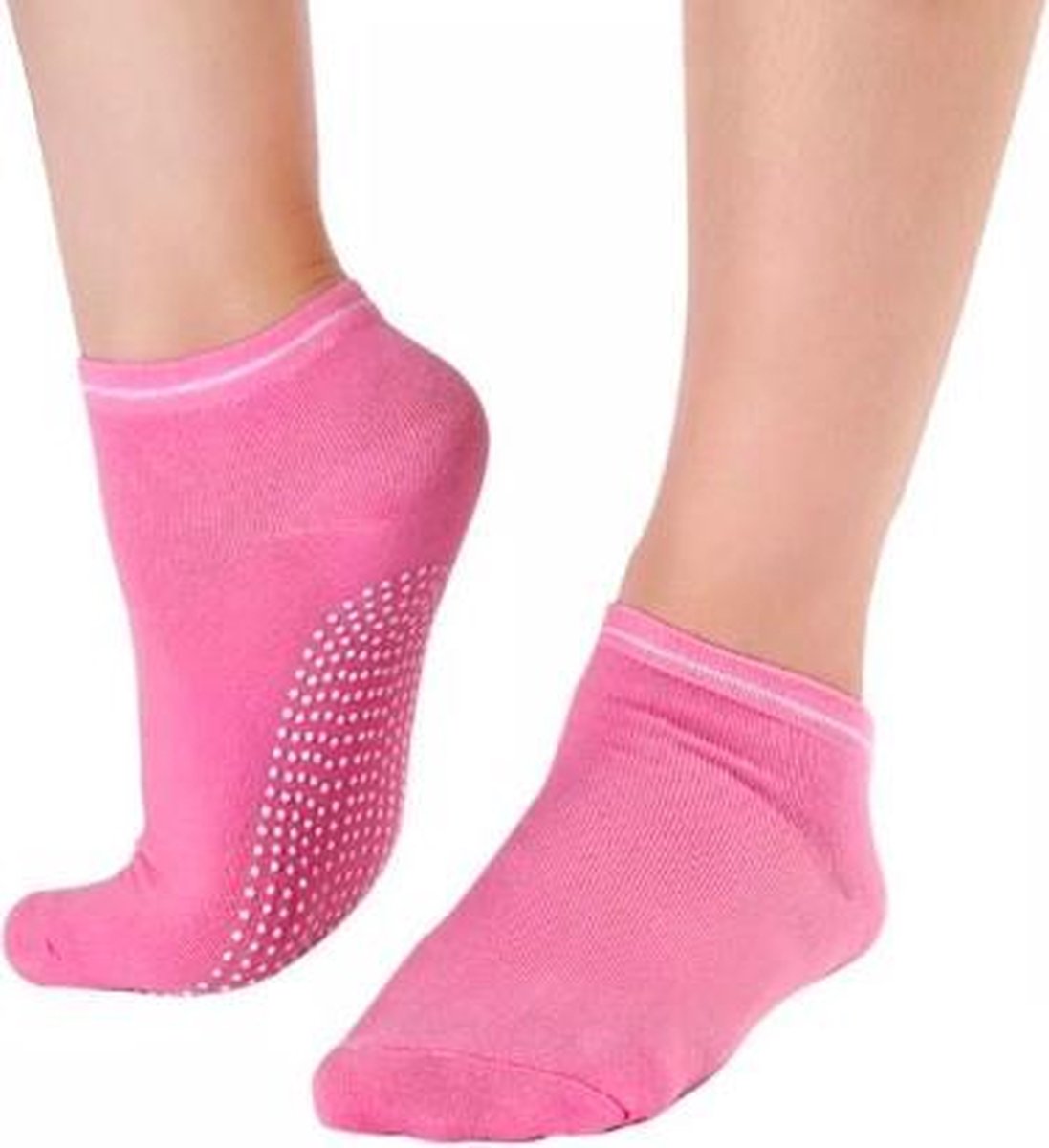Anti slip yoga sokken roze - maar ook voor pilates of piloxing!