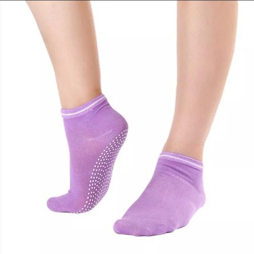 Antislip Yoga sokken 'Relax' - paars - ook geschikt voor Pilates en Piloxing - meerdere kleuren verkrijgbaar - Pilateswinkel