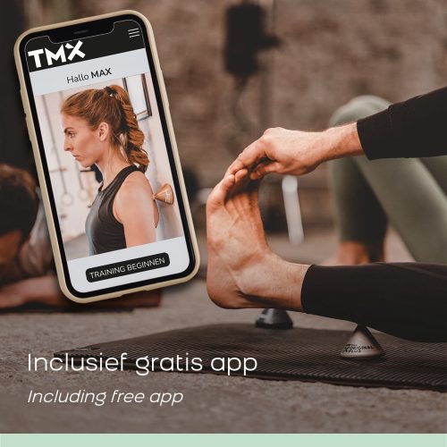 TMX Trigger Original Plus, Triggerpoint Drukknop - 7x7x7cm - 100% beukenhout - Drukpunten Massage tool voor grote spiergroepen - Verlicht spierpijn en bevordert de doorbloeding - Spierstimulator