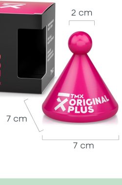 TMX Trigger Original Plus, Triggerpoint Drukknop – 7x7x7cm – 100% beukenhout – Roze – Drukpunten Massage tool voor grote spiergroepen – Verlicht spierpijn en bevordert de doorbloeding – Spierstimulator