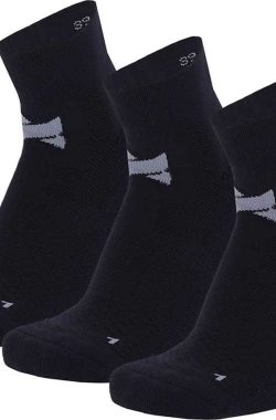Xtreme Yoga Sokken Navy – 3 paar – Pilates sokken – Antislip – Anatomisch voetbed – Maat 35/38