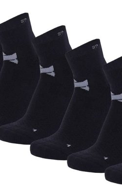Xtreme Yoga Sokken Navy – 6 paar – Pilates sokken – Antislip – Anatomisch voetbed – Maat 35/38
