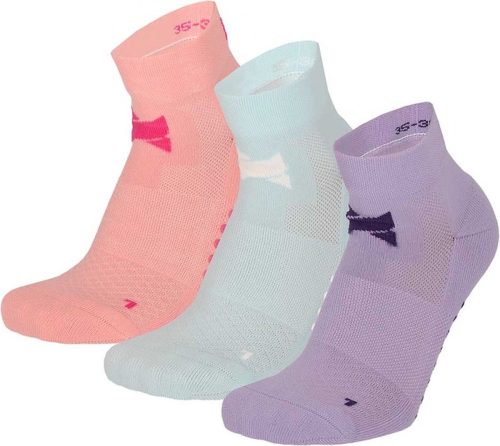 Xtreme Yoga Sokken Pastel Roze / Groen / Paars - 3 paar - Pilates sokken - Antislip - Anatomisch voetbed - Maat 35/38