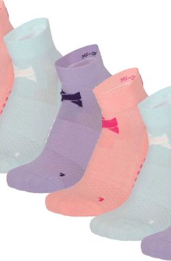 Xtreme Yoga Sokken Pastel Roze / Groen / Paars – 6 paar – Pilates sokken – Antislip – Anatomisch voetbed – Maat 35/38