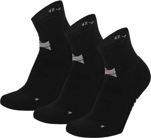 Xtreme Yoga Sokken Zwart - 3 paar - Pilates sokken - Antislip - Anatomisch voetbed - Maat 42/45
