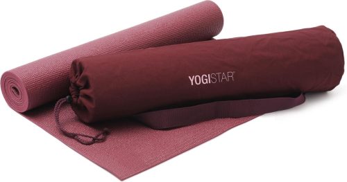 Yoga-Set Starter Edition (Yoga mat + yoga zak) bordeaux Fitnessmat YOGISTAR