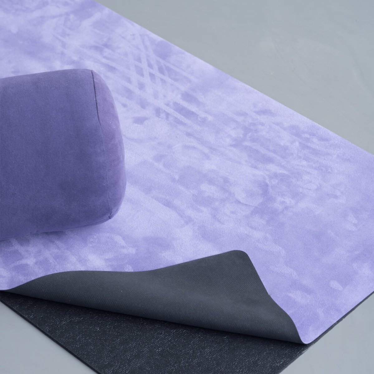 FLXBL Yoga Mat Anti Slip - Eco Yogamat met Antislip Toplaag - Lavender
