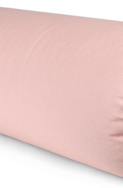 MindBaas – Yoga Bolster – Eco – Roze – 60 x 20 cm (lengte x diameter)