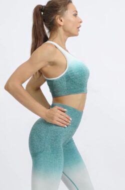 Finnacle – “Groene Loungewear Set – Yoga-Legging met Top – Compressie met hoge taille – L | Fitness | Yoga | Workout | Yoga Broek”