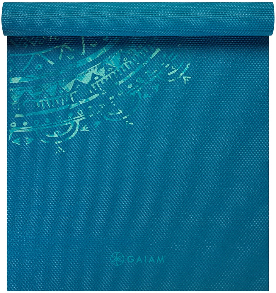 Gaiam Yoga Mat - 4 mm - Jade Mandala
