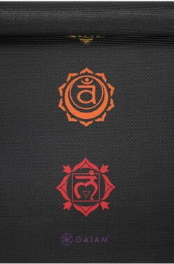 Gaiam Yoga Mat – 6 mm – Black Chakra