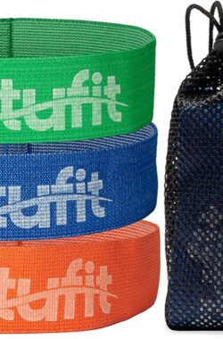 VirtuFit Mini Weerstandsbanden set – Katoen – 3 Stuks – Incl. Opbergtas