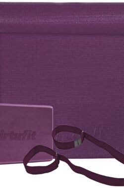 VirtuFit Premium Yoga Set – 4-Delig – Mulberry