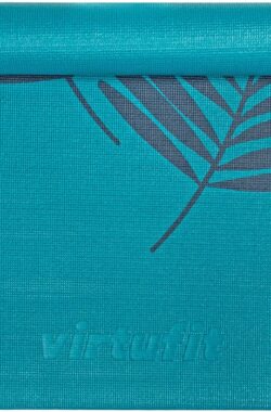 VirtuFit Premium Yogamat – 183 x 61 x 0,4 cm – Ocean Green Forest