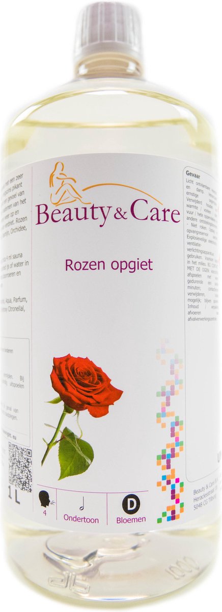 Beauty & Care - Rozen sauna opgiet - 1 L. new