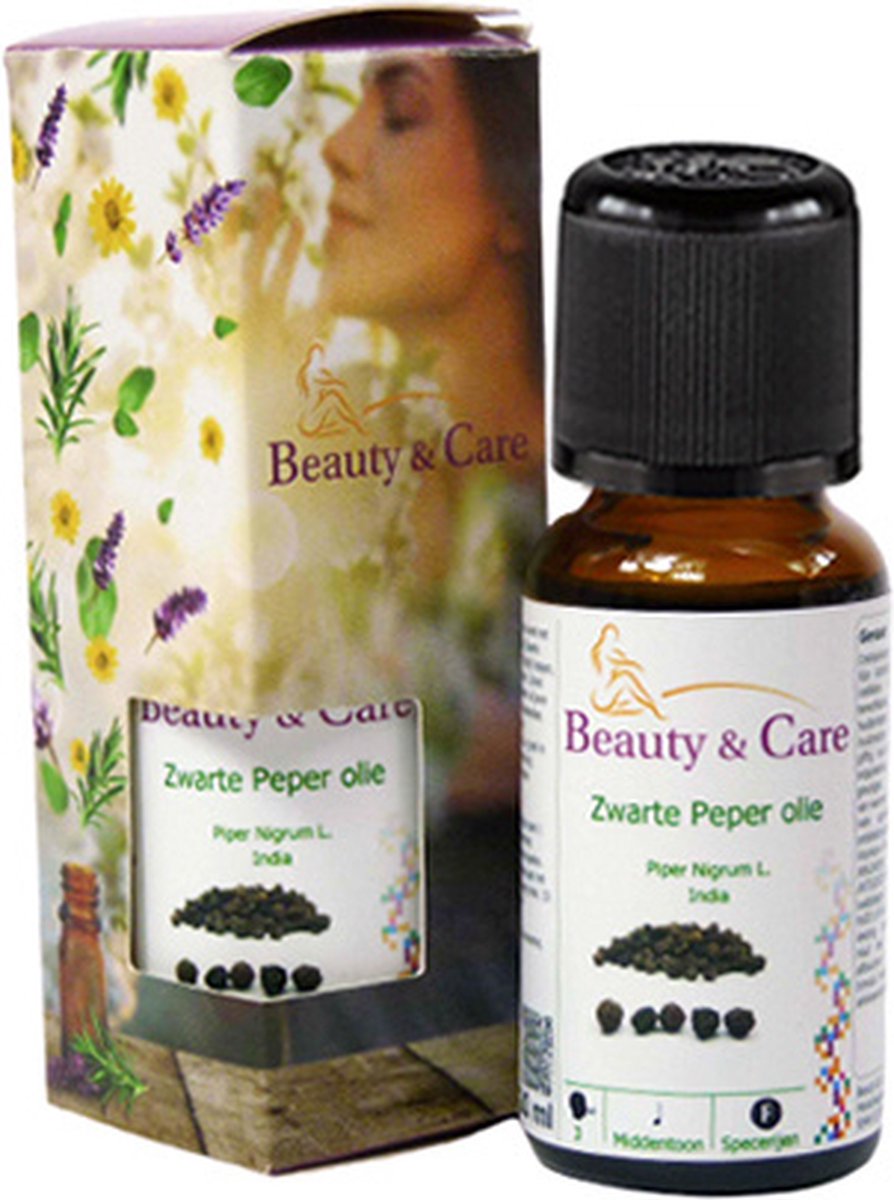 Beauty & Care - Zwarte Peper etherische olie - 20 ml. new