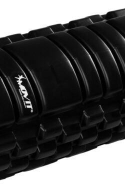 Foam roller – Foam roller trigger point – foam roller massage – Fitness roller – 33 x 14 cm – Zwart