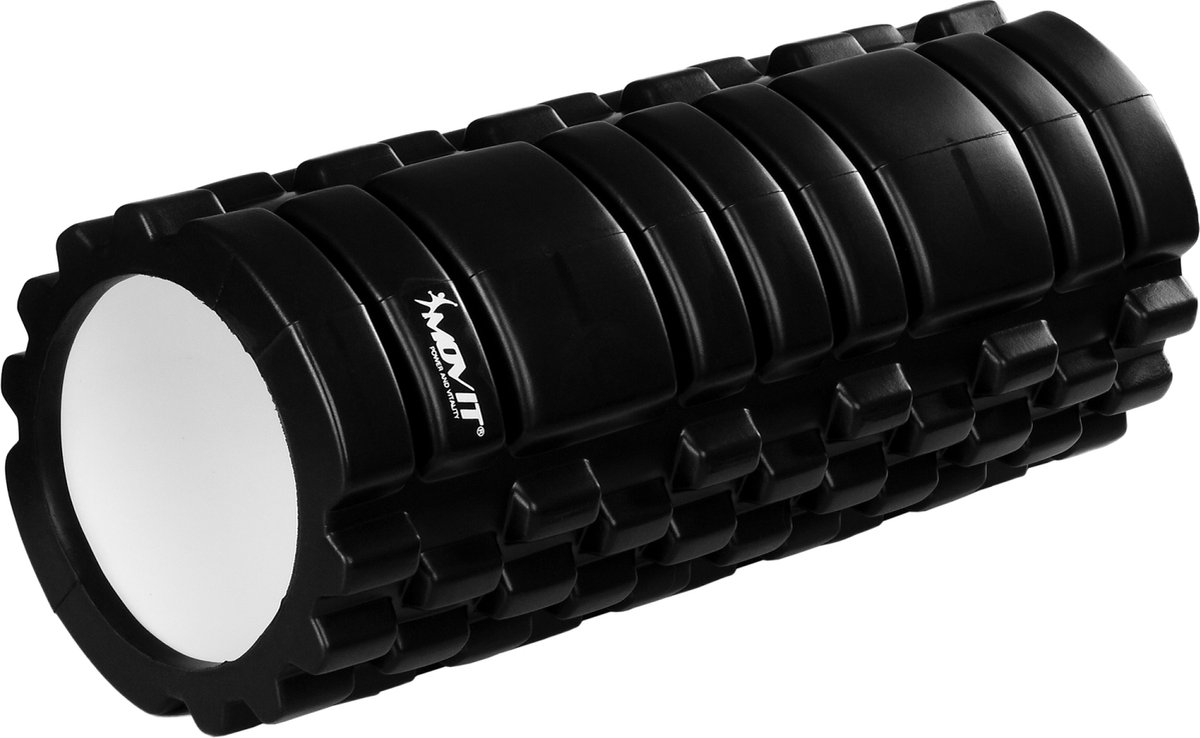 Foam roller - Foam roller trigger point - foam roller massage - Fitness roller - 33 x 14 cm - Zwart