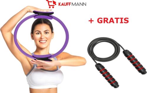 Kauffmann - Pilates Ring Paars - Buikspiertrainer - Billentrainer - Fitness Ring - Yoga Ring