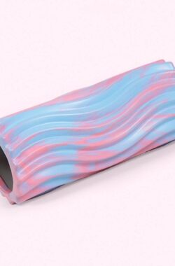 Marrald Foam Roller Waves – Blauw – grid trigger point massage