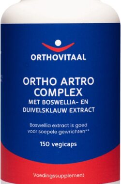 Orthovitaal – Ortho Artro Complex – 150 vegicaps – 1 Duivelsklauw helpt de gewrichten soepel te houden – Plantenextracten – vegan – voedingssupplement