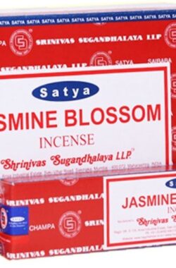 Satya Jasmine Blossom wierook (1 pakje van 12 stuks)