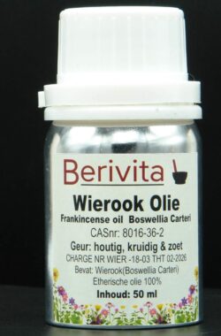 Wierook Olie – Frankincense 100% 50ml – Etherische Wierookolie van Boswellia Carteri – Olibanum