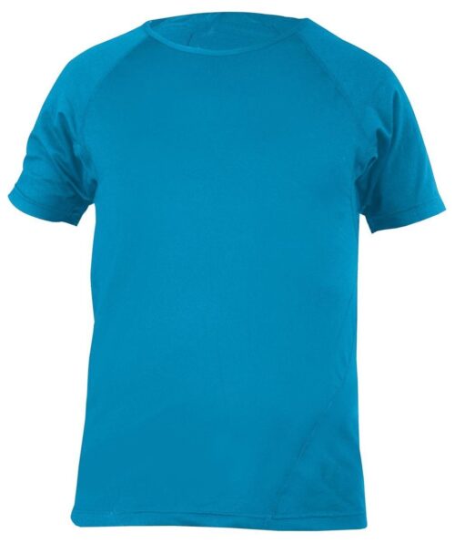 Yoga-T-Shirt, men - aqua M Loungewear shirt YOGISTAR